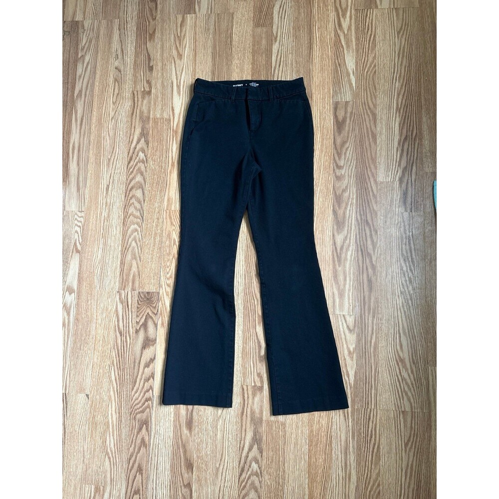 Woman's jeans high rise dress pants black pockets work uniform casual nwot